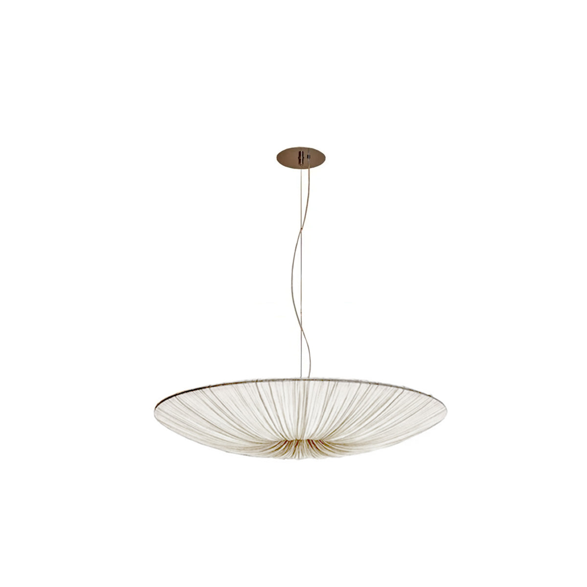 Fabric Pendant Chandelier – Japanese Wabi-Sabi Lighting Fixture