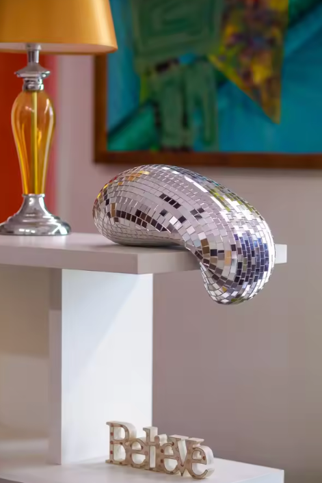 Melting Disco Ball Decorative Wall Clock - Modern Home Decor