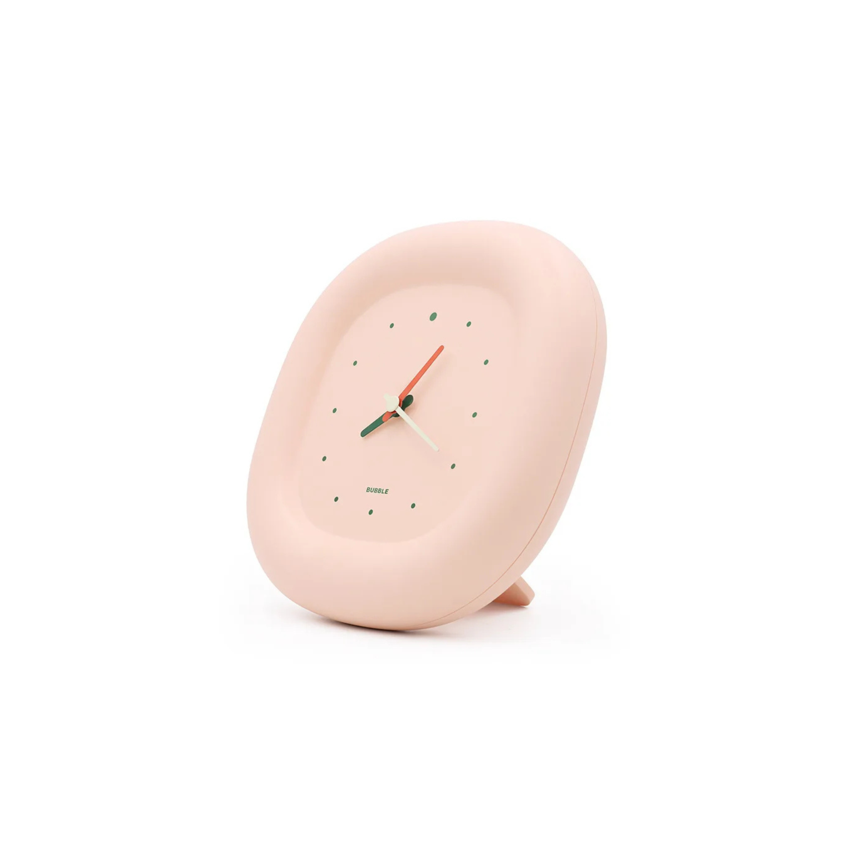 Minimalistic Wall Clock - Modern Emboss Shelf Timepiece