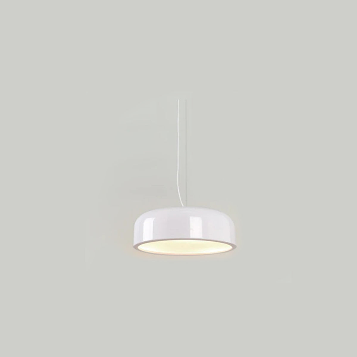 Metal Dome Pendant Light - Adjustable Cord Ceiling Fixture
