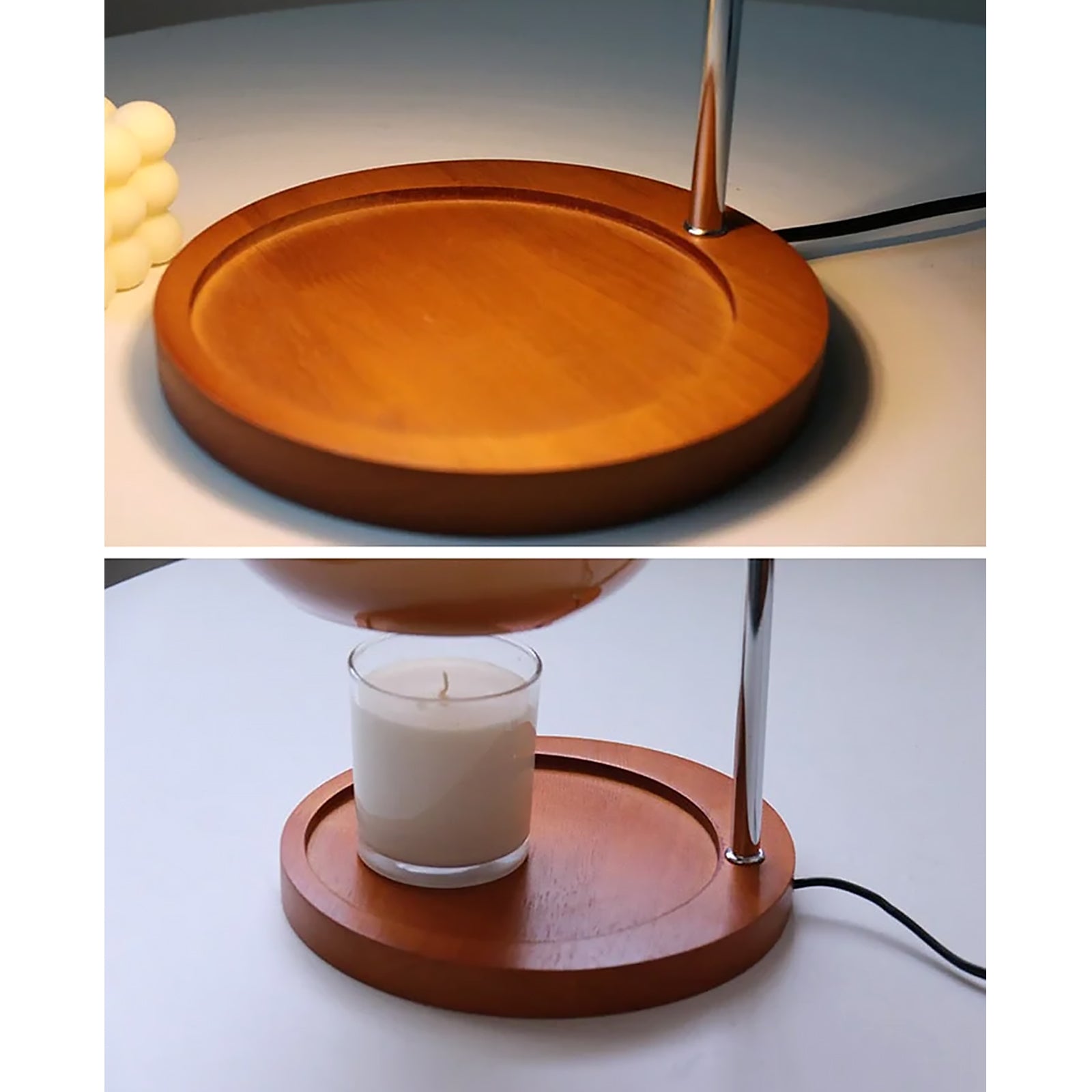 Glass Candle Warmer | Retro Dimmable Lamp