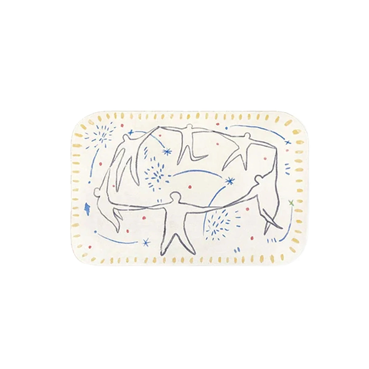 Colorful Graffiti Rug – Bold French Style Floor Covering