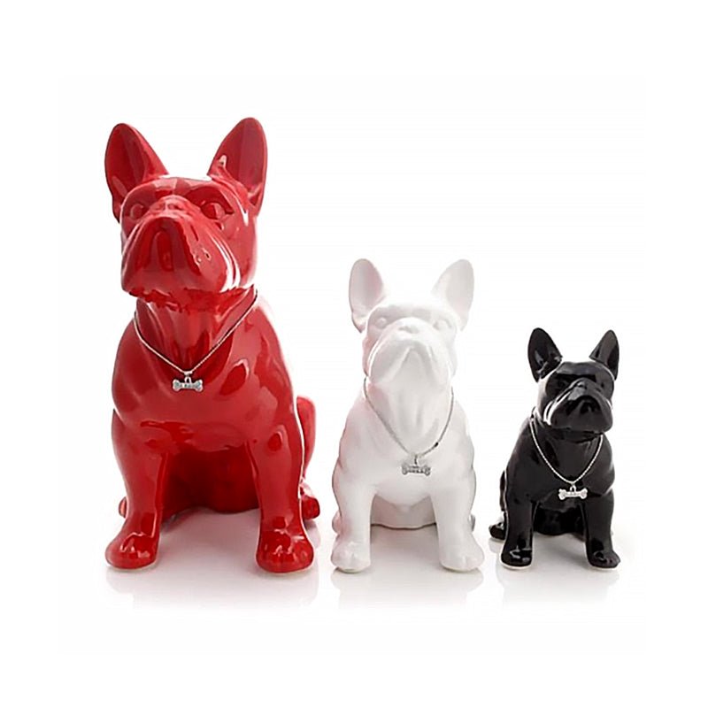 French Bulldog Statue - Resin Dog Sculpture Art
