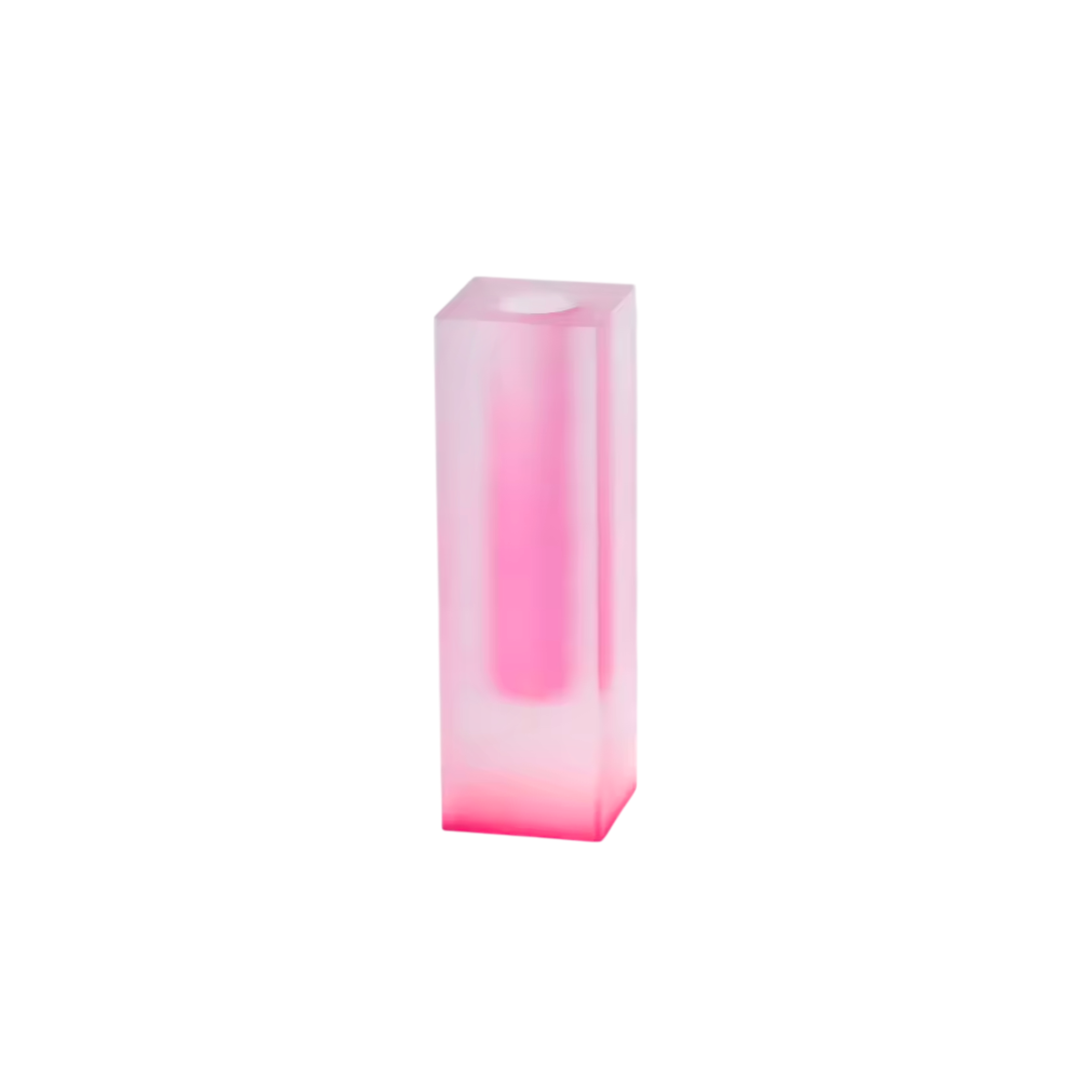 Modern Rainbow Pillar Bud Vase Decorative Acrylic Tabletop Vase