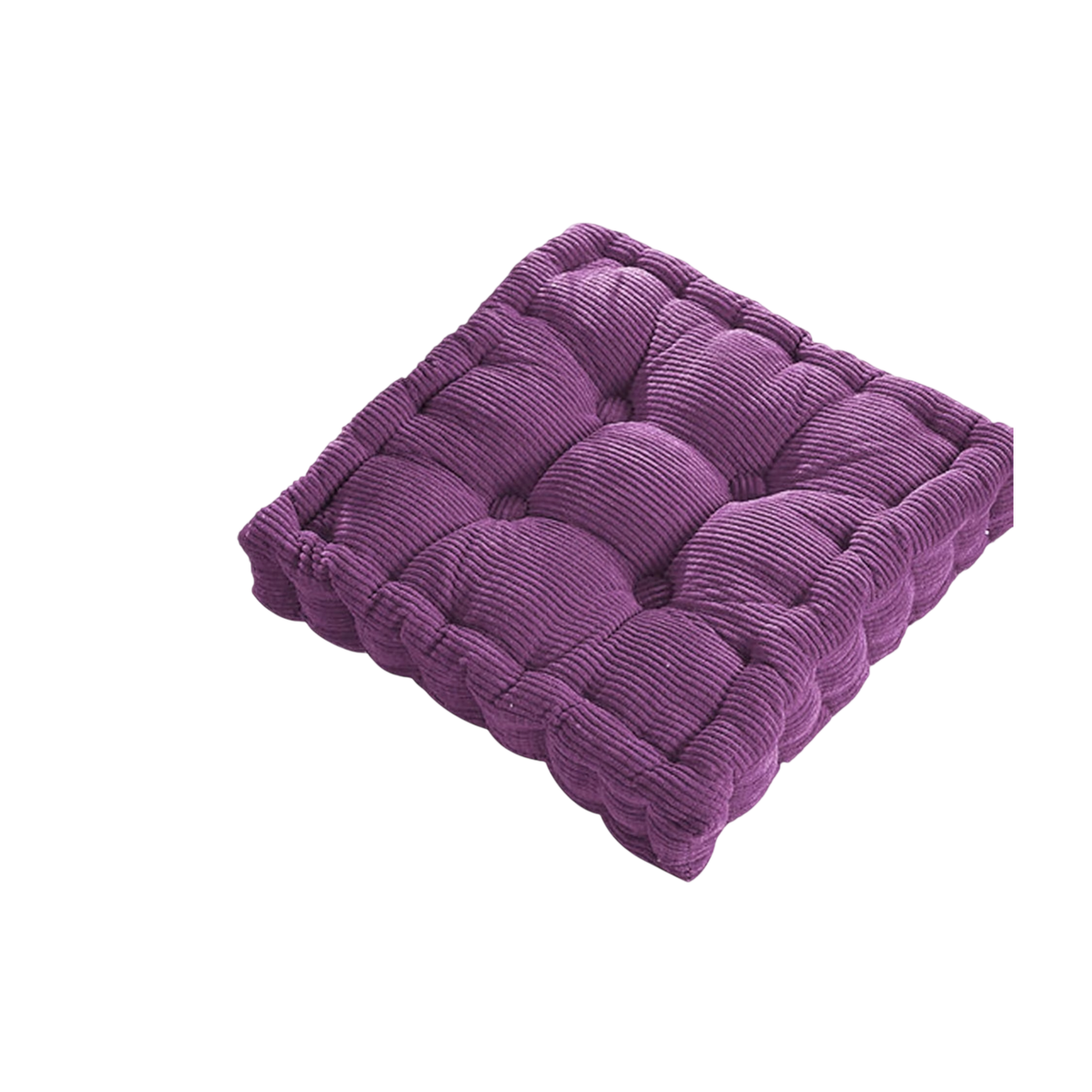 Square Floor Cushion Tufted Meditation Seat Pad 40x40cm