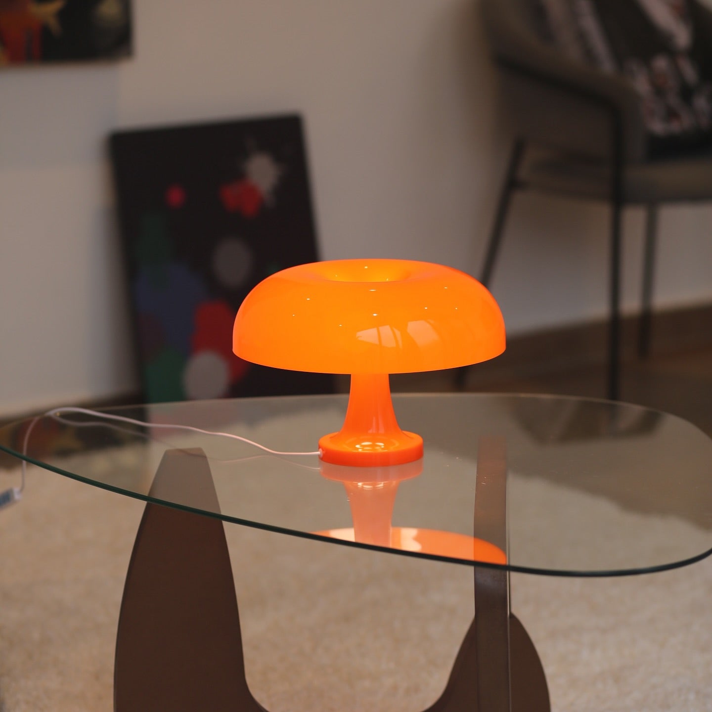Macaron LED Table Lamp – Mushroom Design