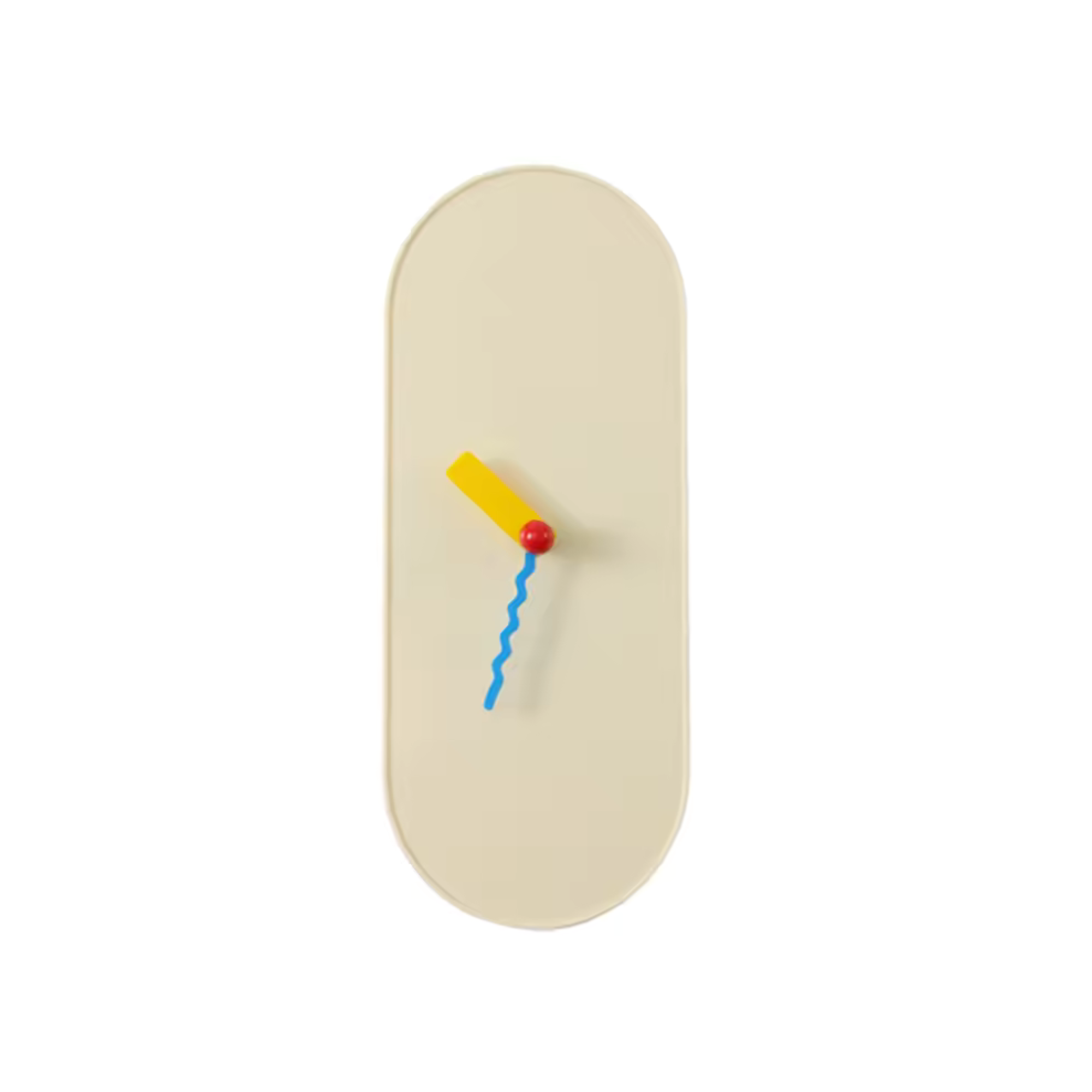 Dopamine Chubby Clock – Colorful Minimalist Wall & Desk Clock with Stand