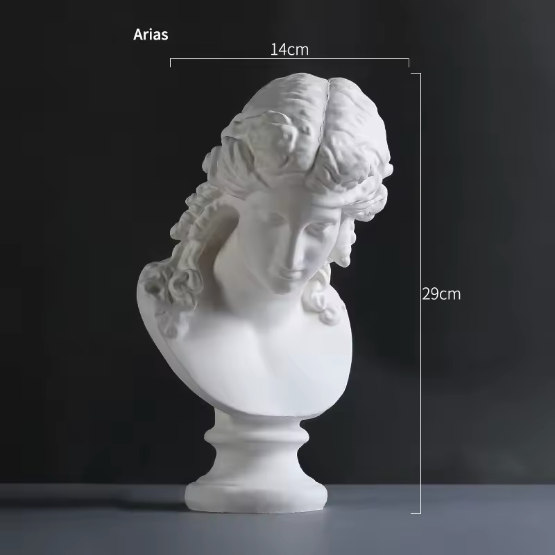 Art Plaster Statues – Classical Bust Sculptures