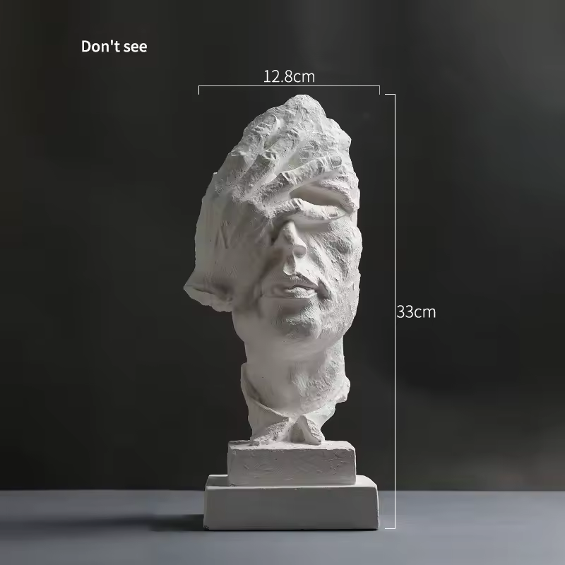 Art Plaster Statues – Classical Bust Sculptures