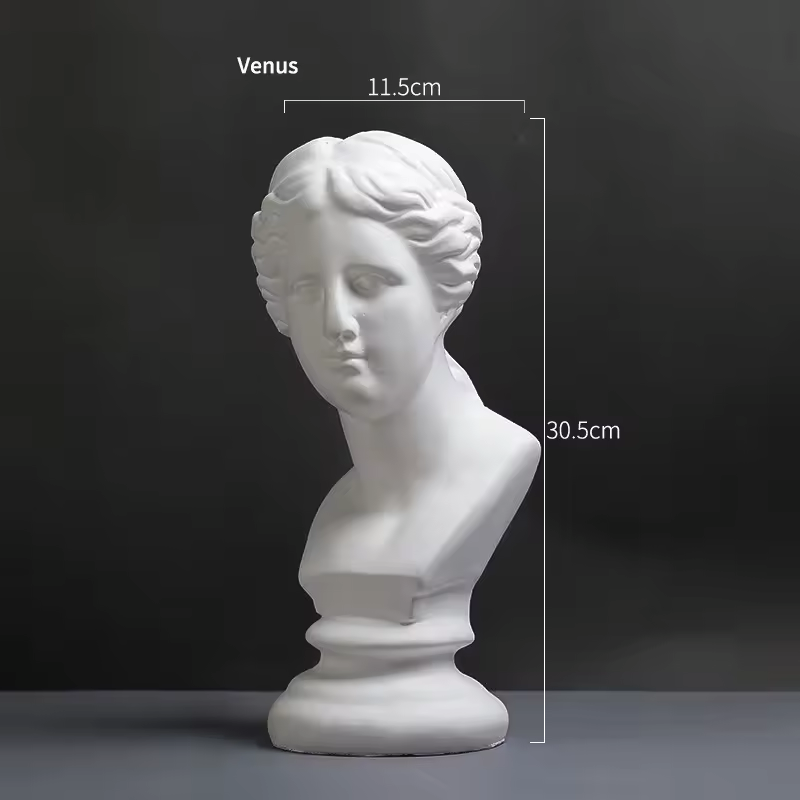 Art Plaster Statues – Classical Bust Sculptures