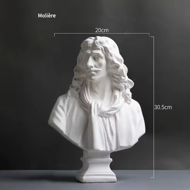 Art Plaster Statues – Classical Bust Sculptures