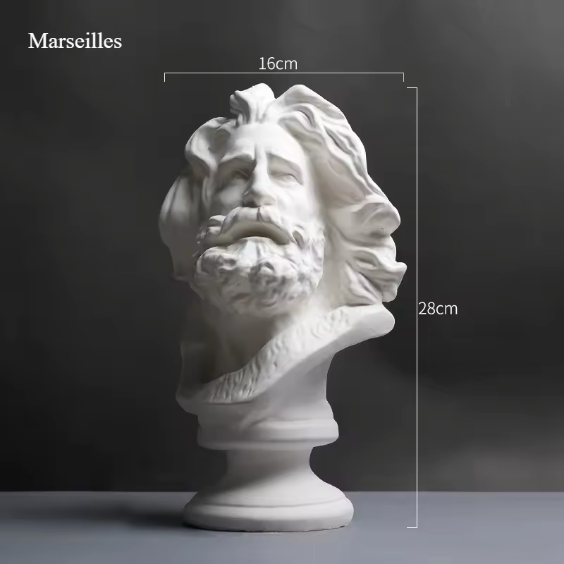 Art Plaster Statues – Classical Bust Sculptures