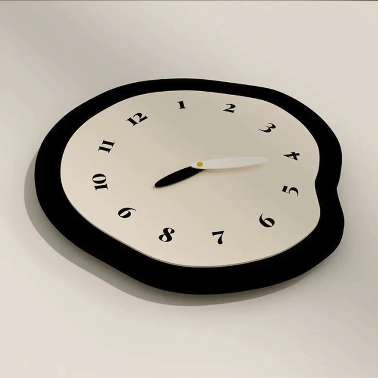 Abstract Wall Clock - Silent Pendulum Quartz Timepiece