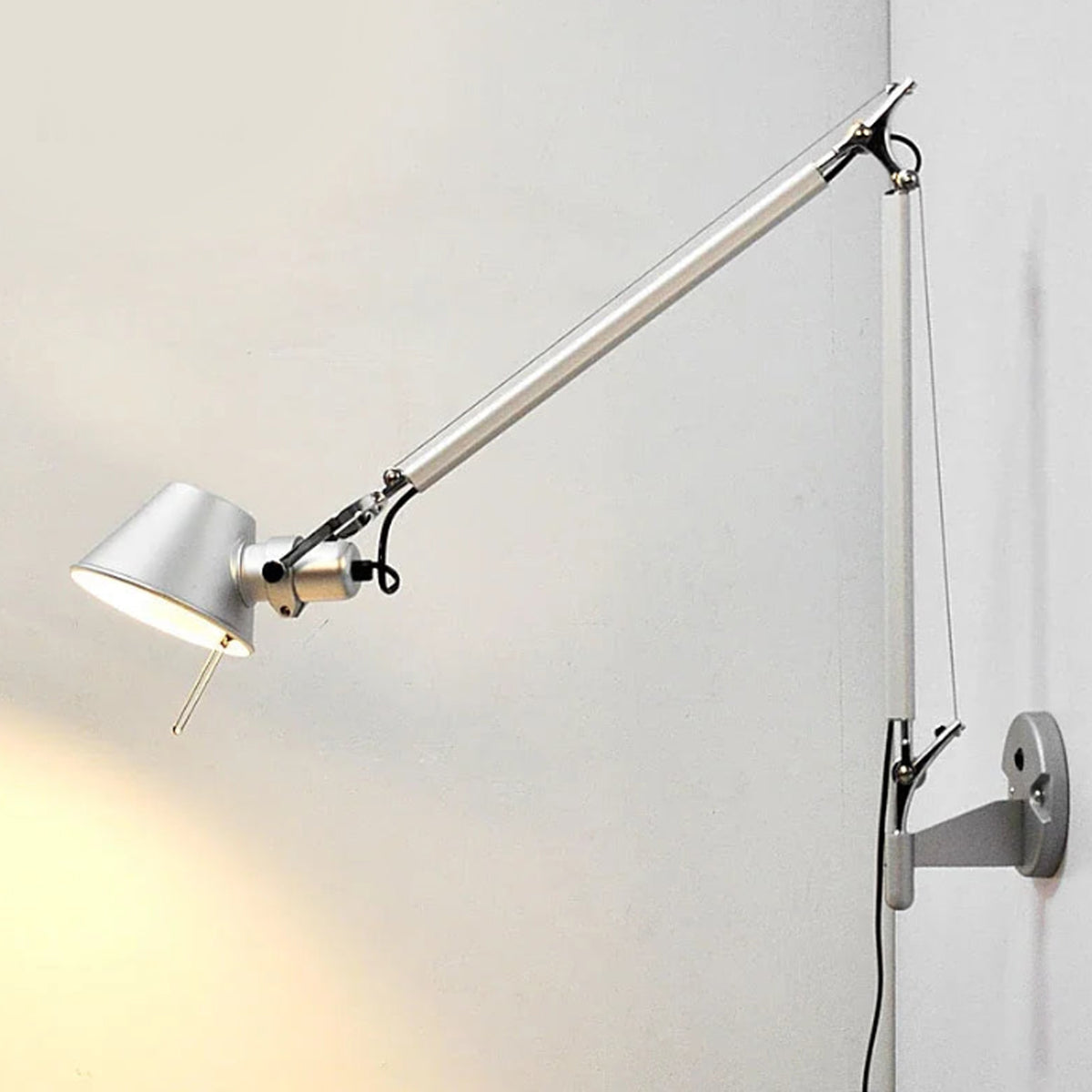 Industrial Wall Lamp | Corded Foldable Arm Sconce Light