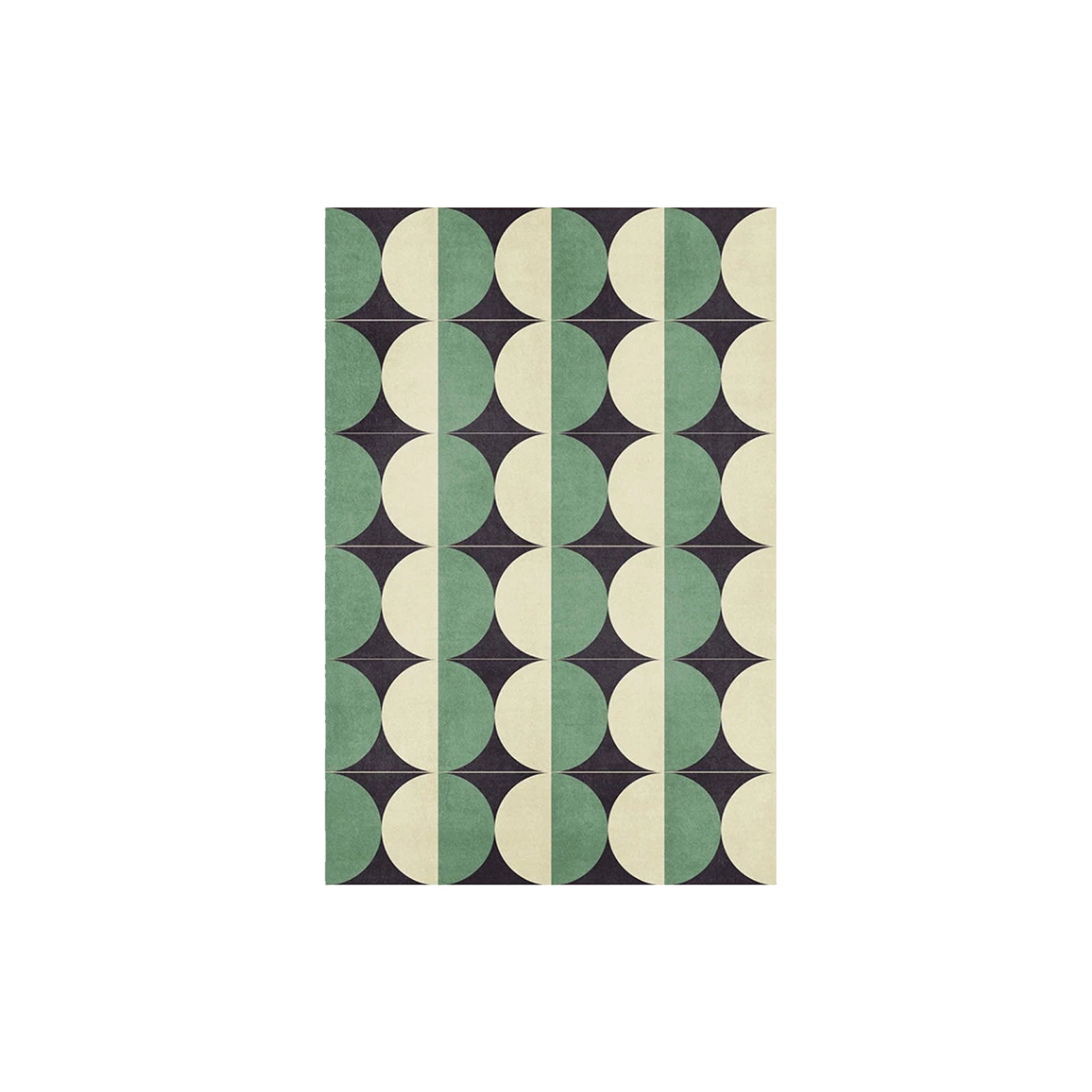 Vintage Pattern Rug - Contemporary Bauhaus Floor Covering