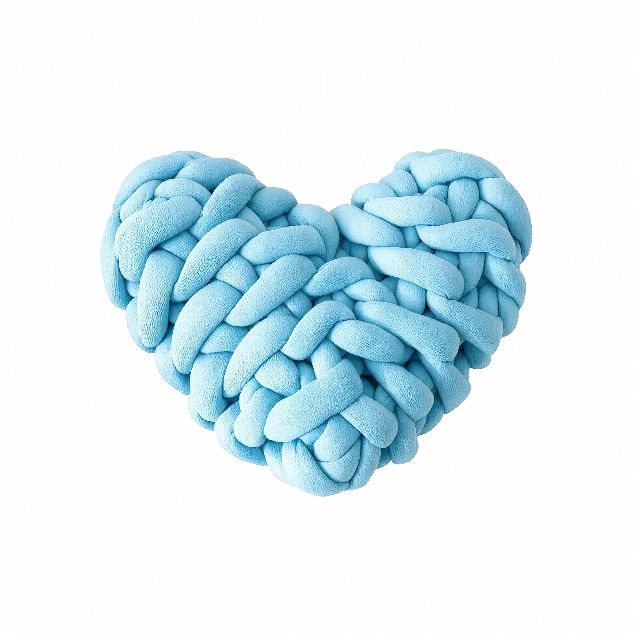 HEART-KNOT | Chunky Braided Love Cushion