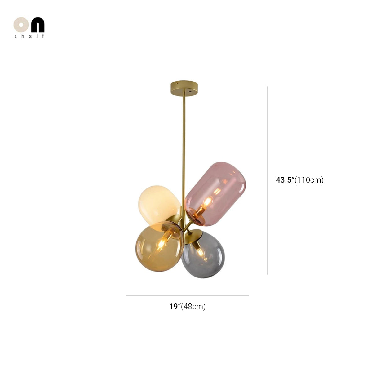 Balloon Glass Pendant - Modern Ceiling Lamp Light