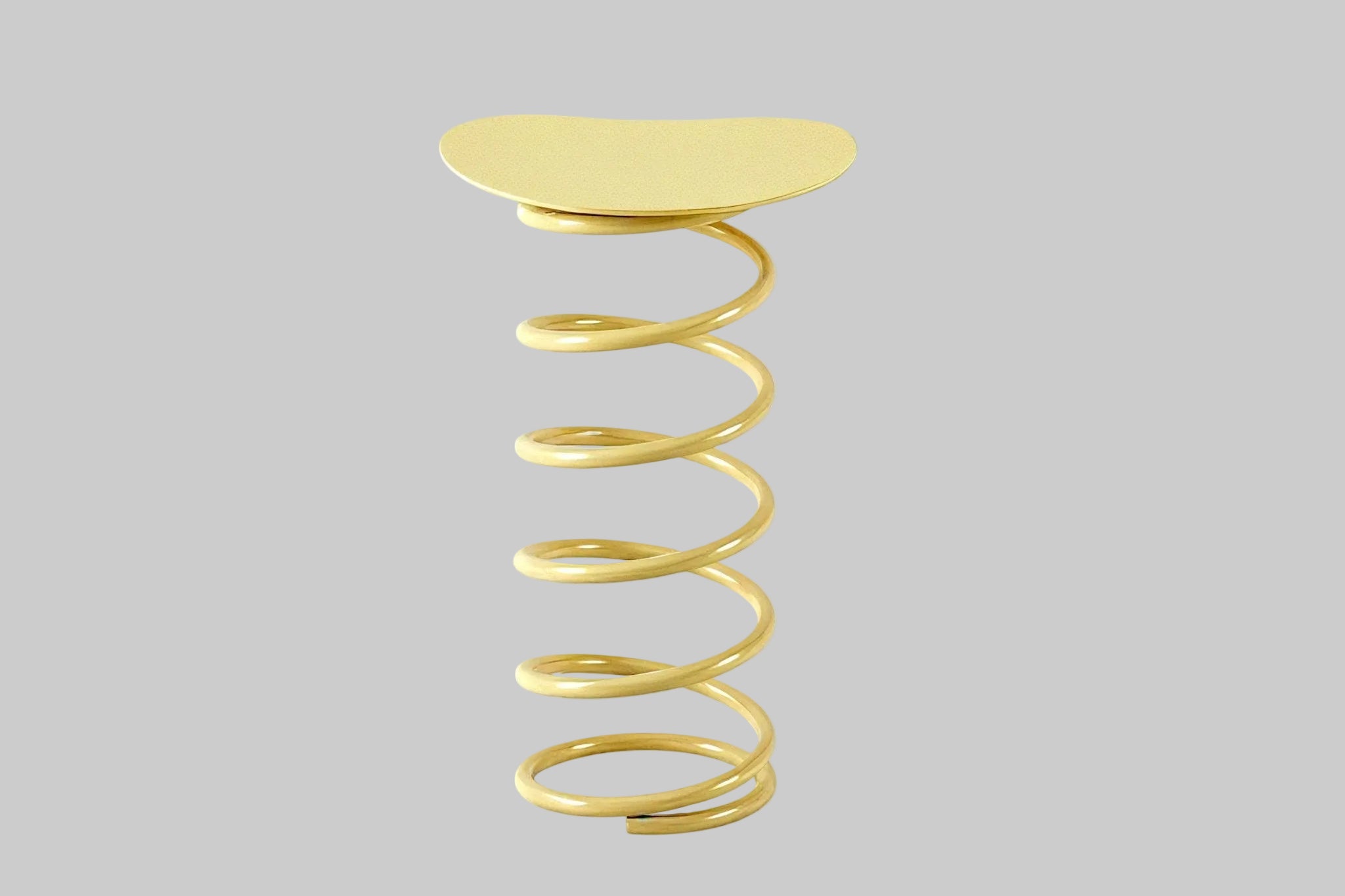 COIL PERCH | Vibrant Spiral Stool-Table Combo