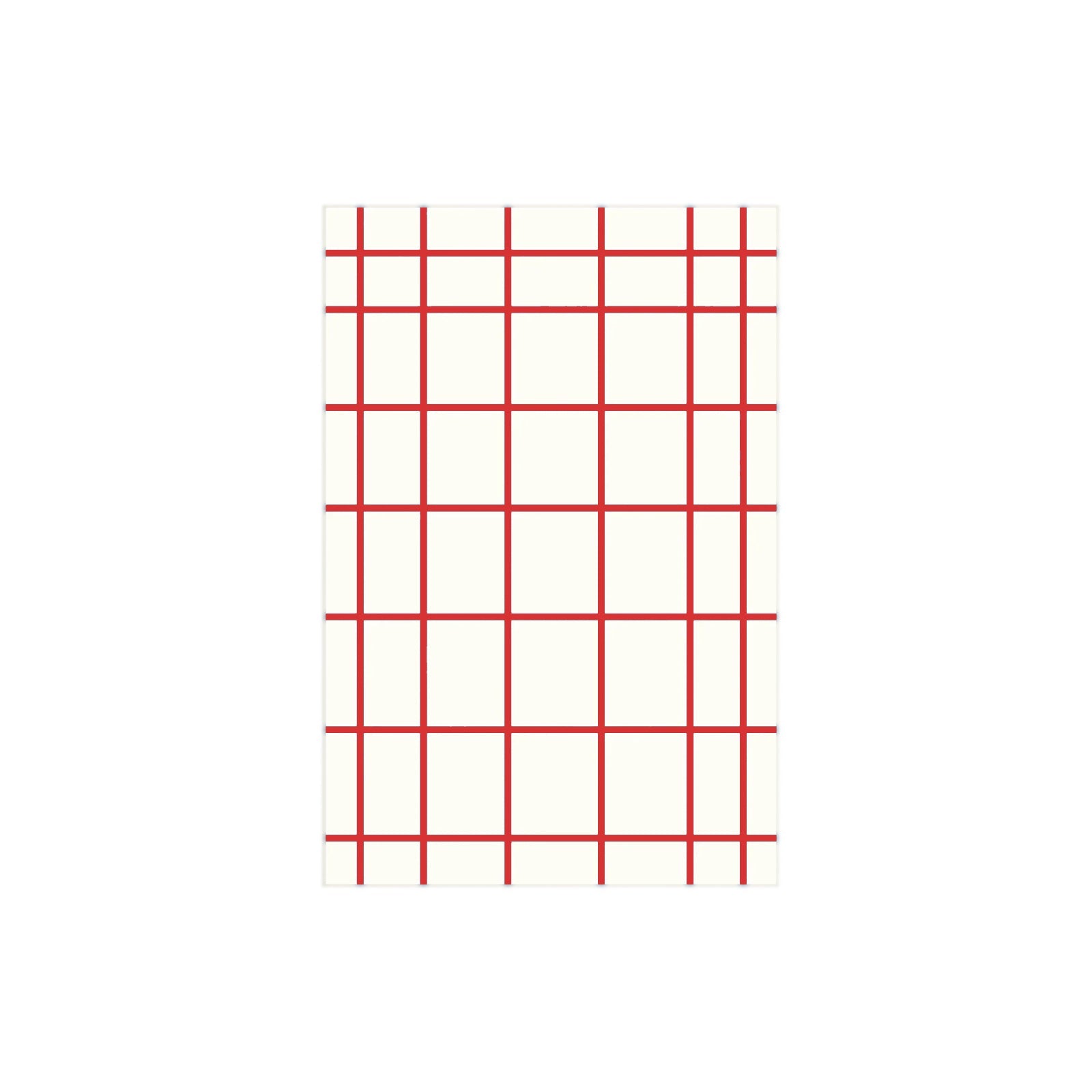 Plaid Area Rug - Colorful Irregular Pattern Carpet