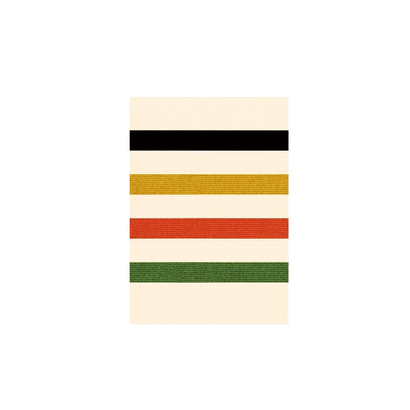 Abstract Art Rug - Colorful Strip Design Carpet