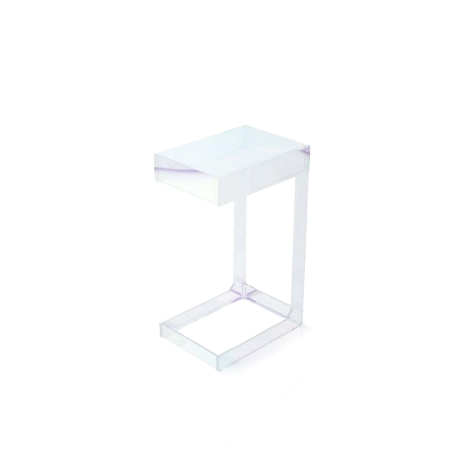 Acrylic Side Table - Nordic Iridescent Drawer