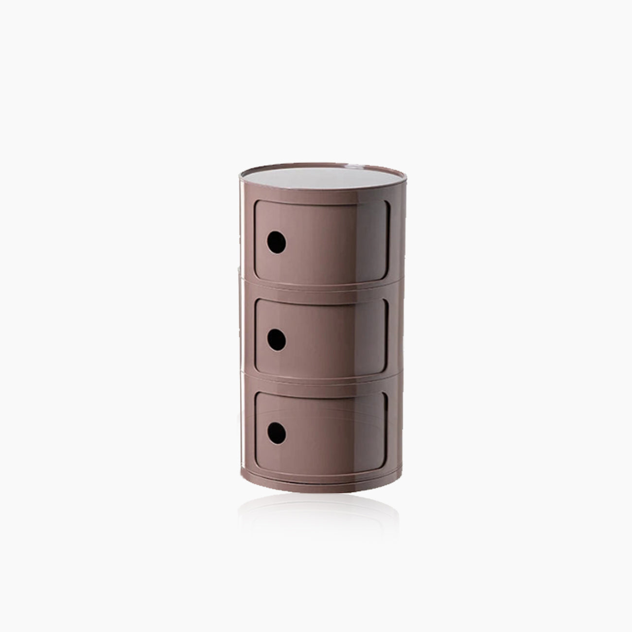 Barrel Storage Side Table - Colorful Chest Drawers Compact Storage