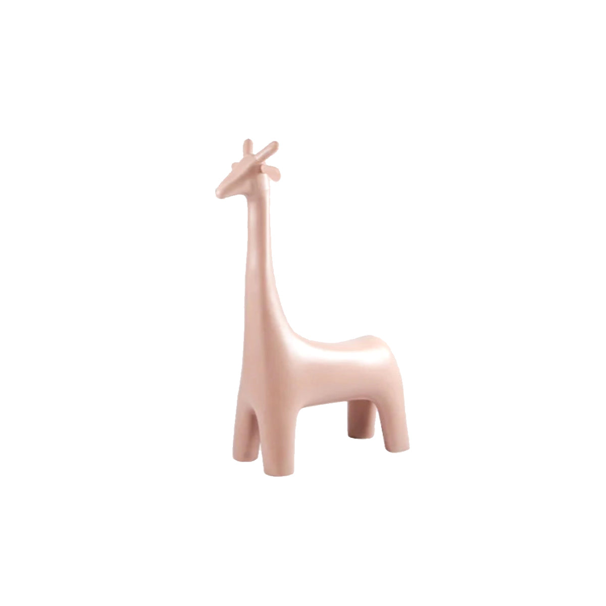 Giraffe Stool Ottoman - Retro Style Fabric Seat