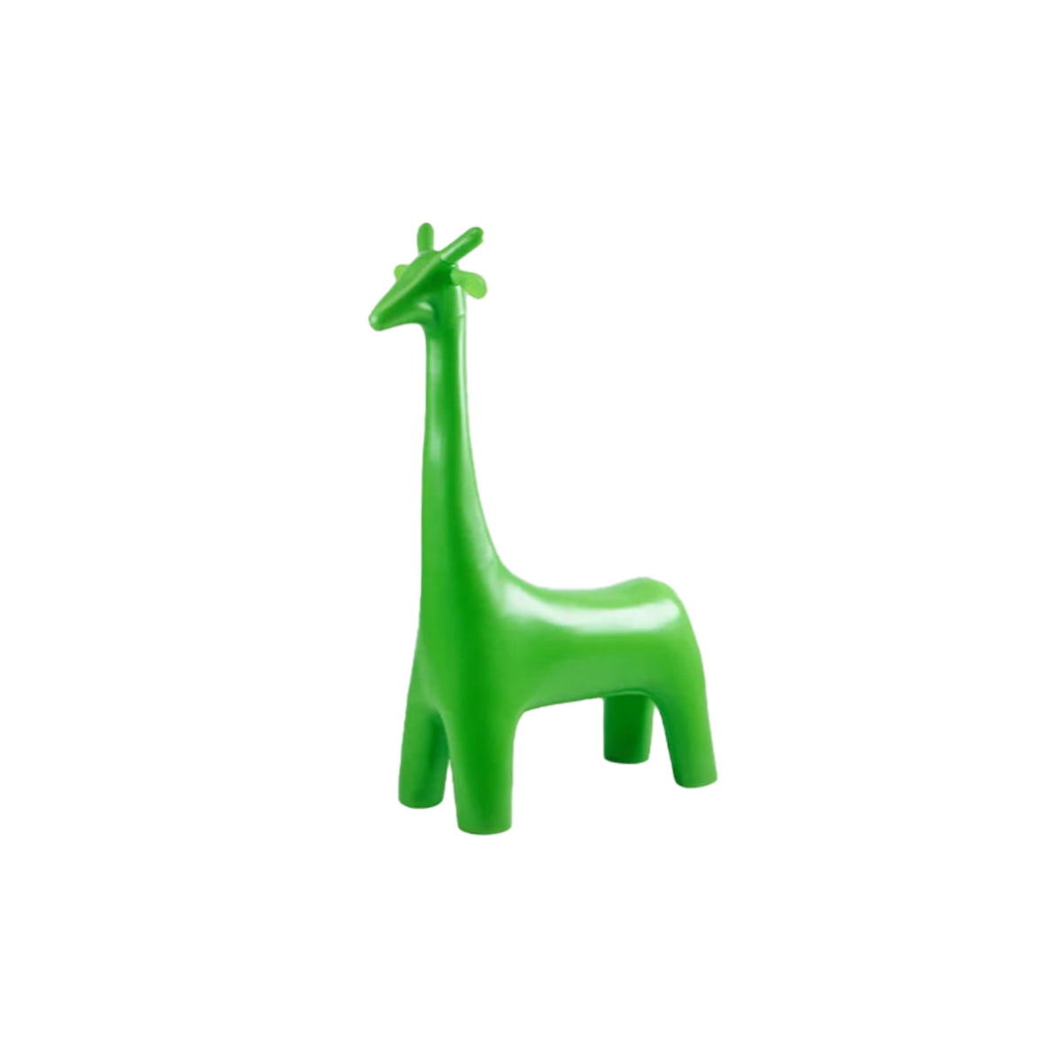 Giraffe Stool Ottoman - Retro Style Fabric Seat