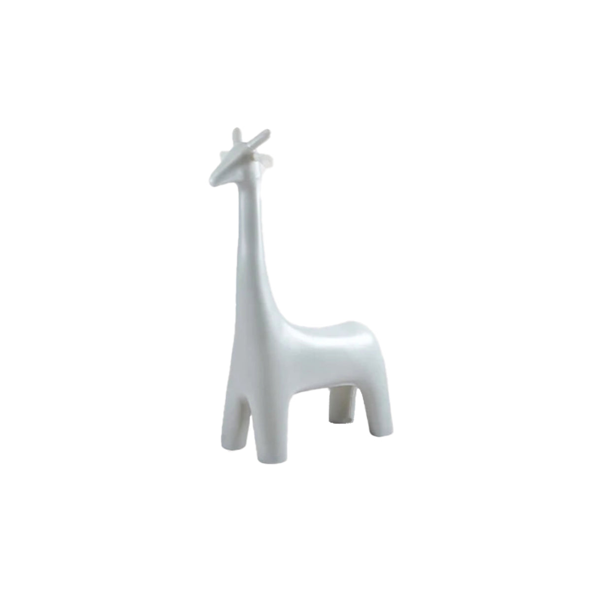 Giraffe Stool Ottoman - Retro Style Fabric Seat