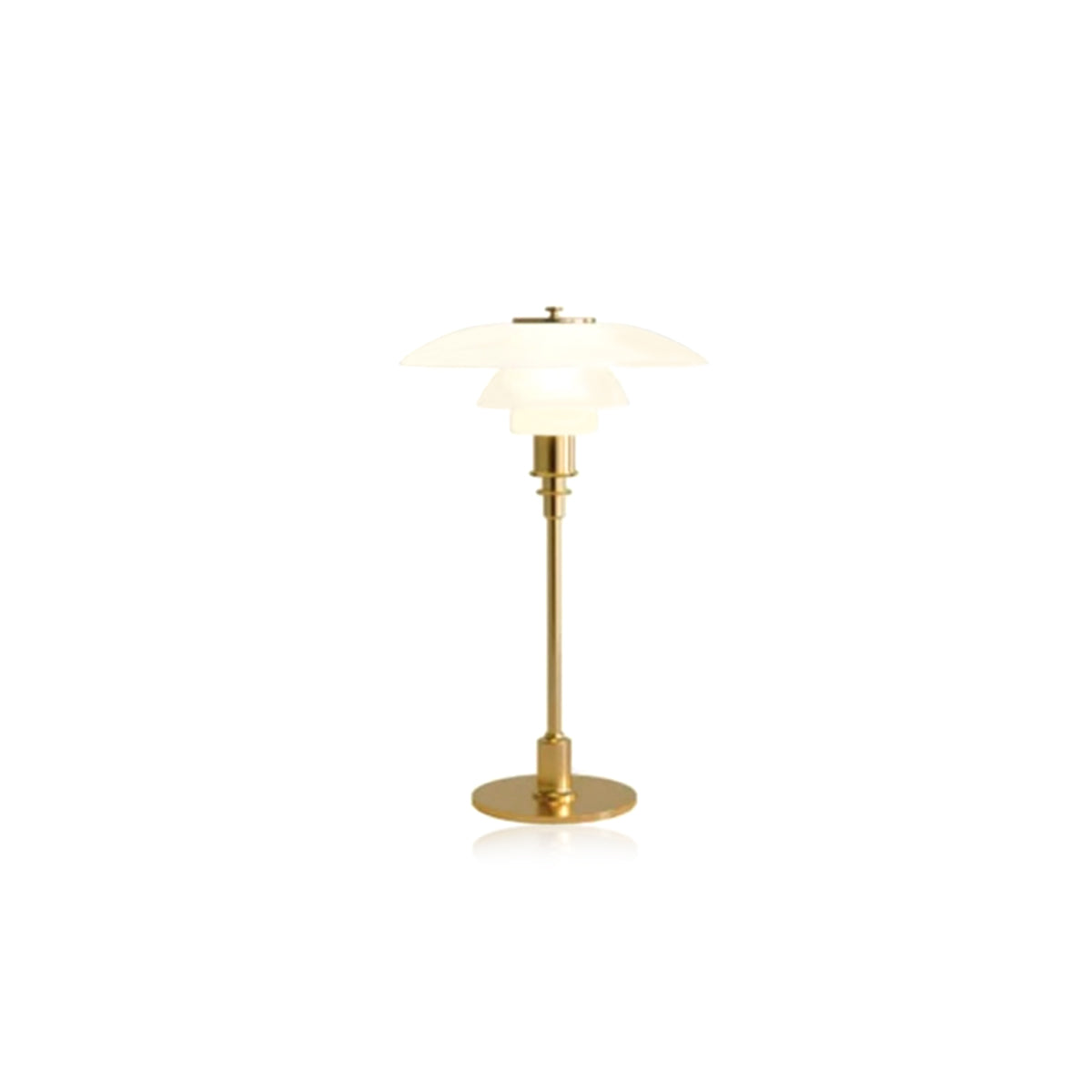 Layered Led Table Lamp | Modern Desk Light with E27 Bulbs