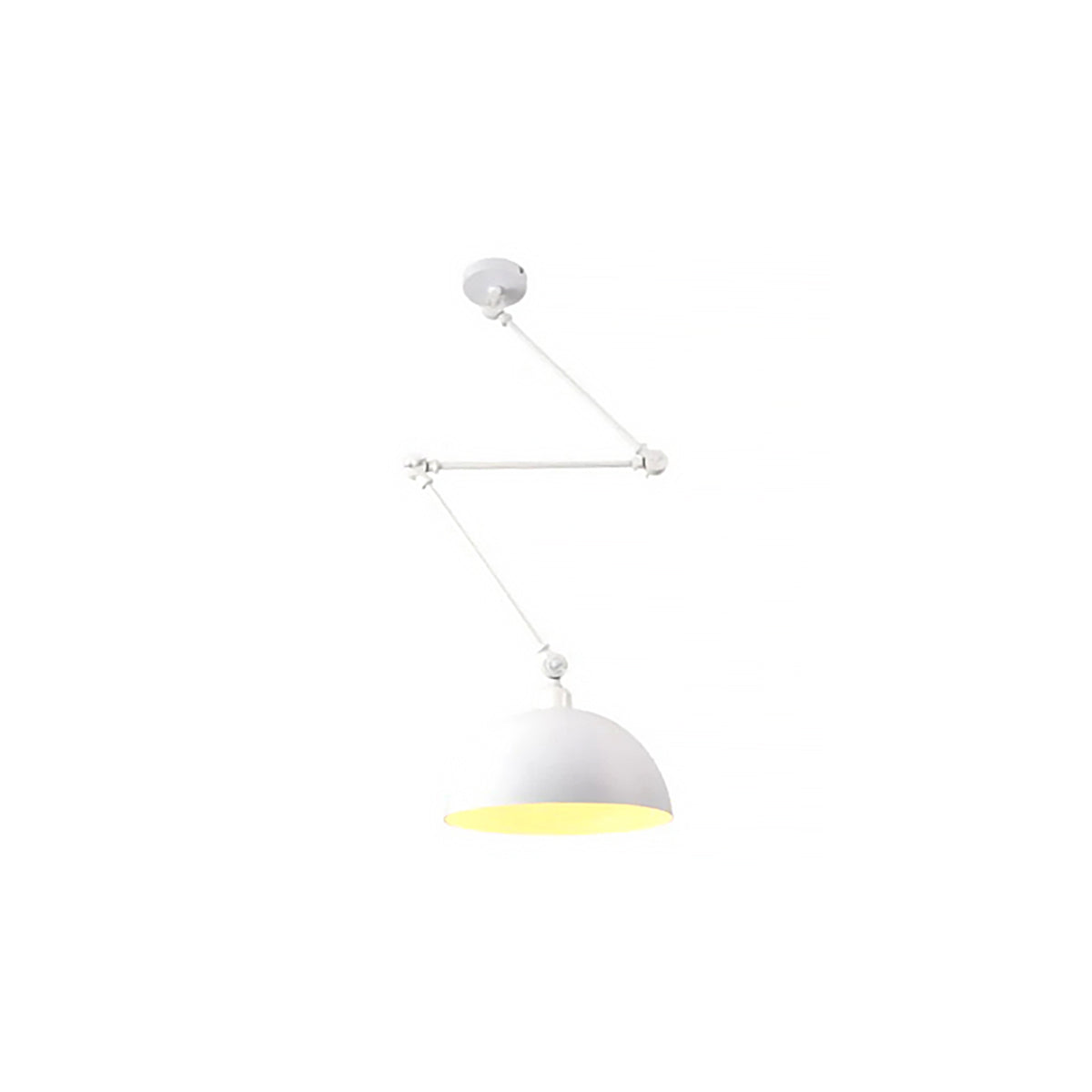 Dome Pendant Light | Retro Metal Ceiling Lamp 9.5" x 9.5"