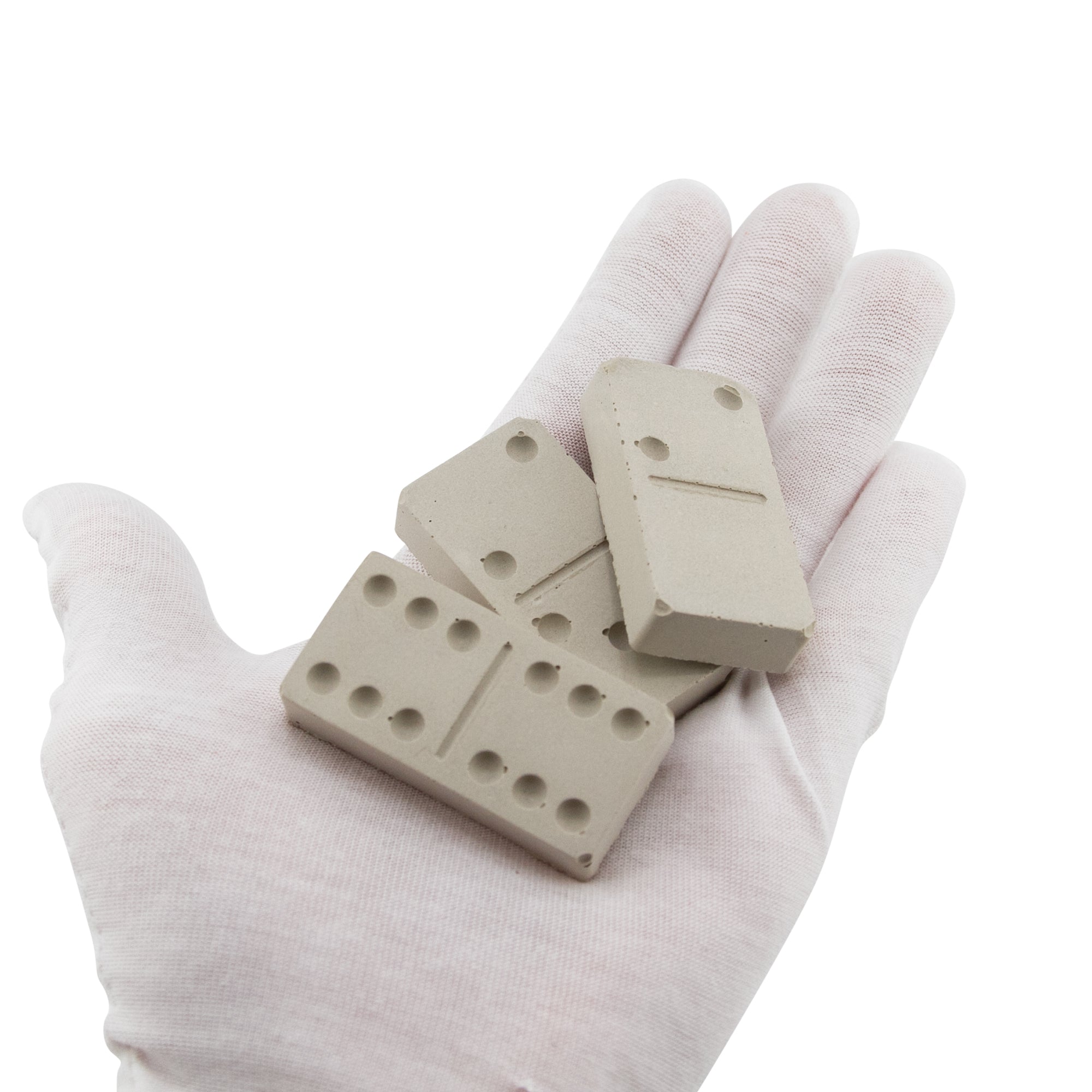 Concrete Domino Set - Hand Poured Artisan Game Pieces