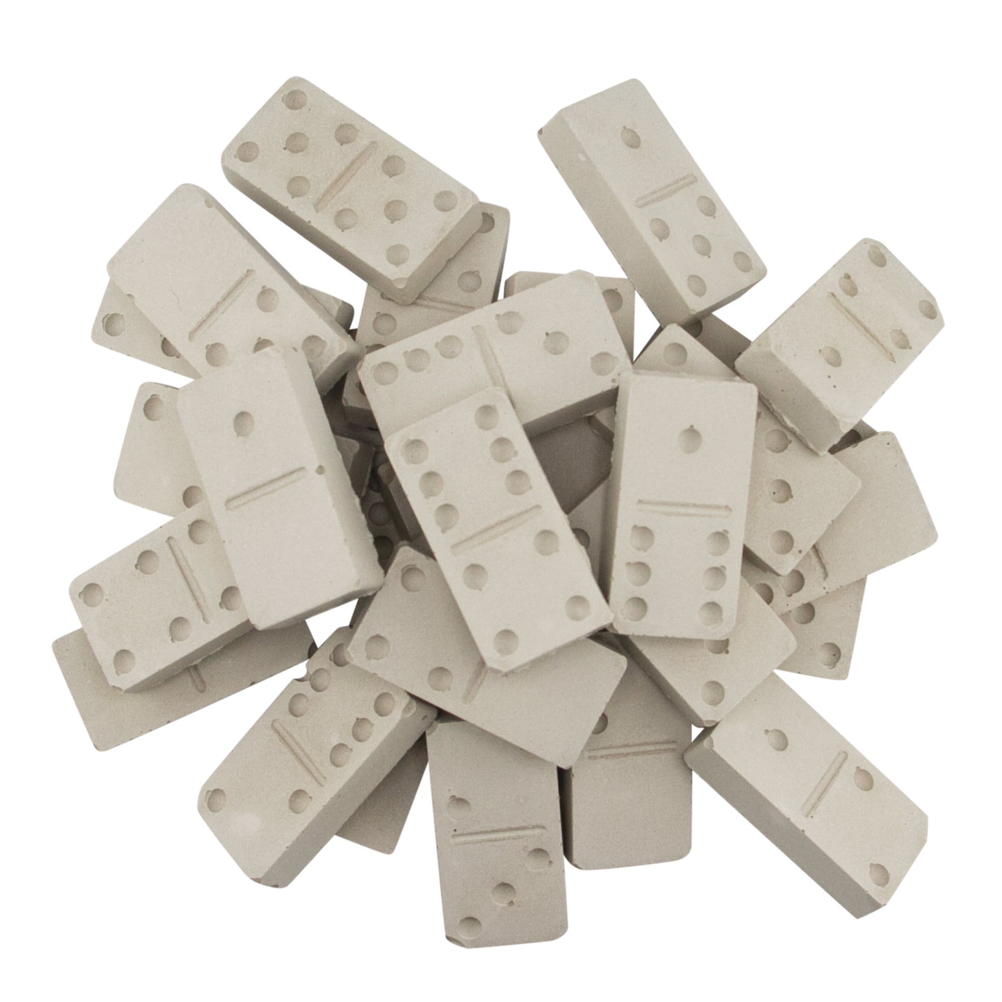 Concrete Domino Set - Hand Poured Artisan Game Pieces