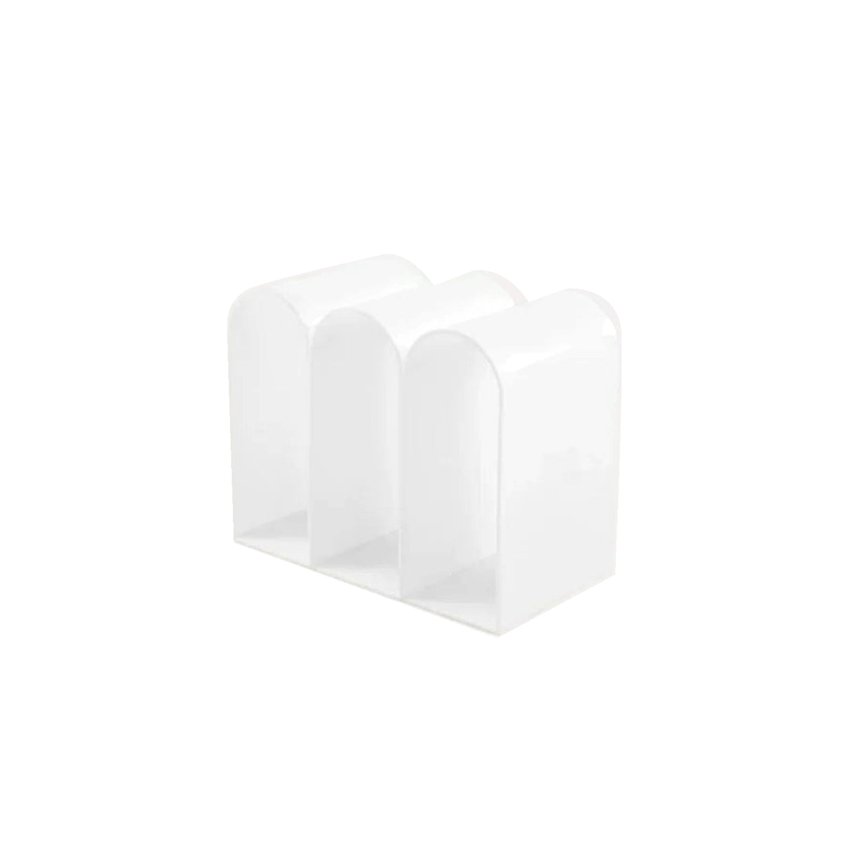 Acrylic Multipurpose Table - Embossed Design Clear Acrylic Side Table