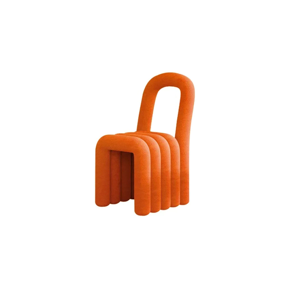Fabric Accent Chair - Upholstered Lounge Seat Metal Frame