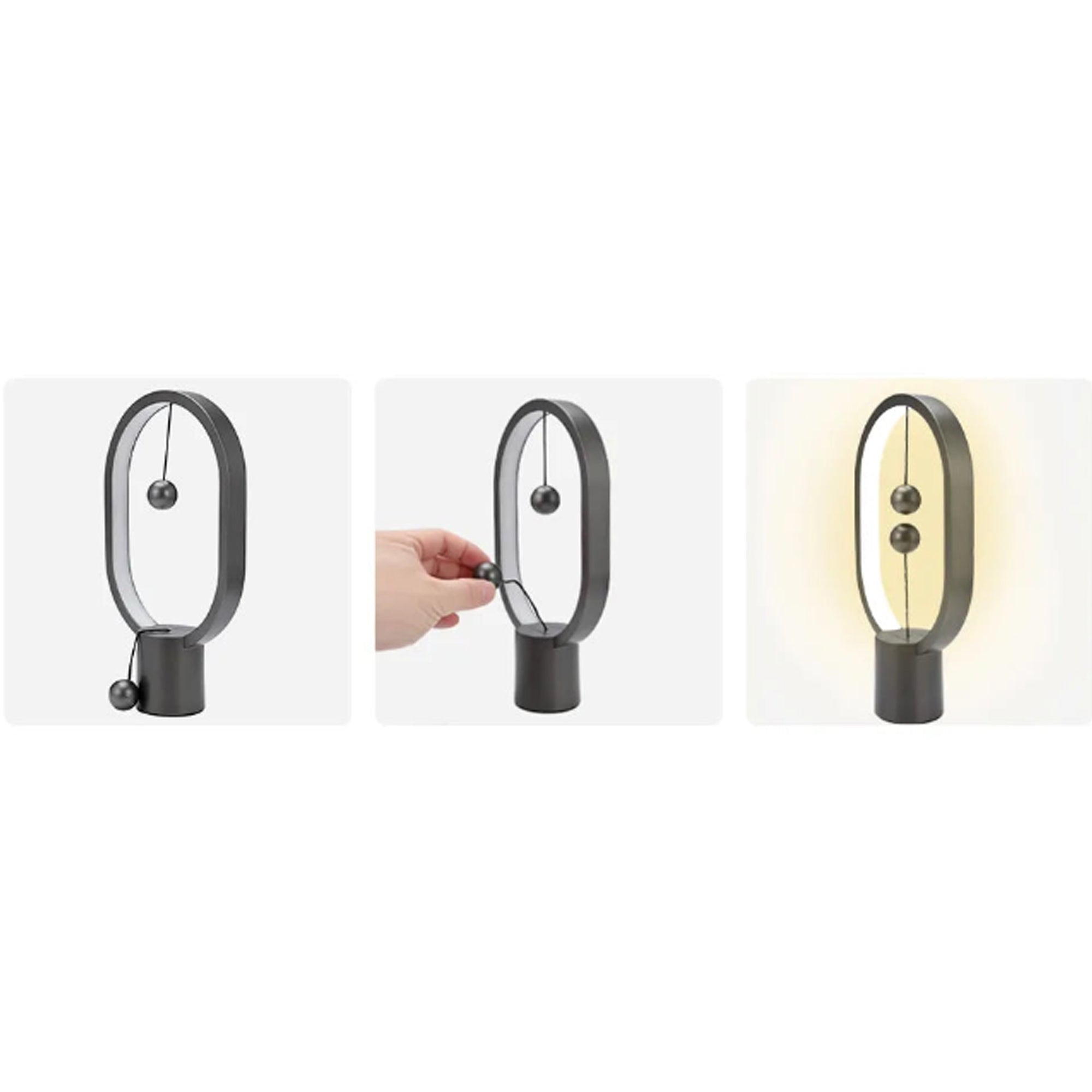 Floating String Lamp - Modern Table Light With Magnetic Switch