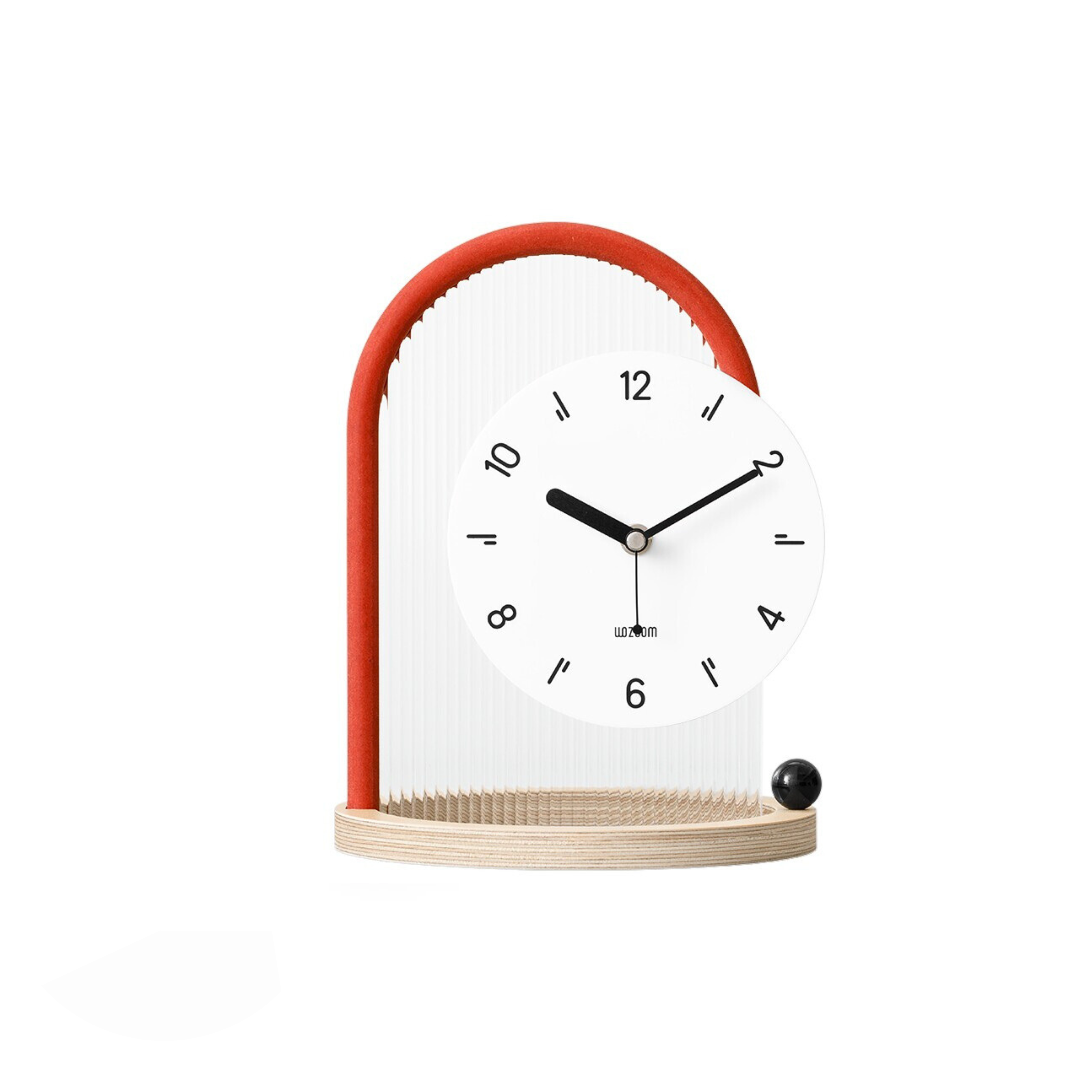 Sleek Arch-Frame Table Clock