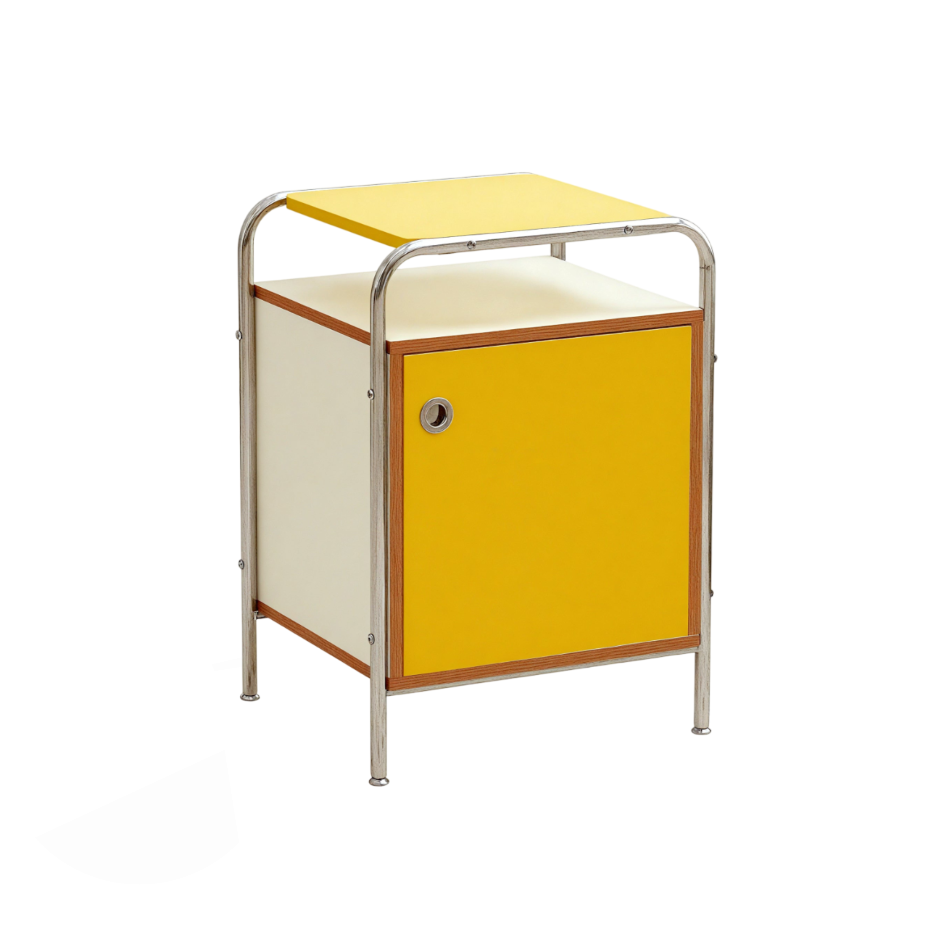 NORDIC CUBE | Minimalist Color-Block Accent Cabinet