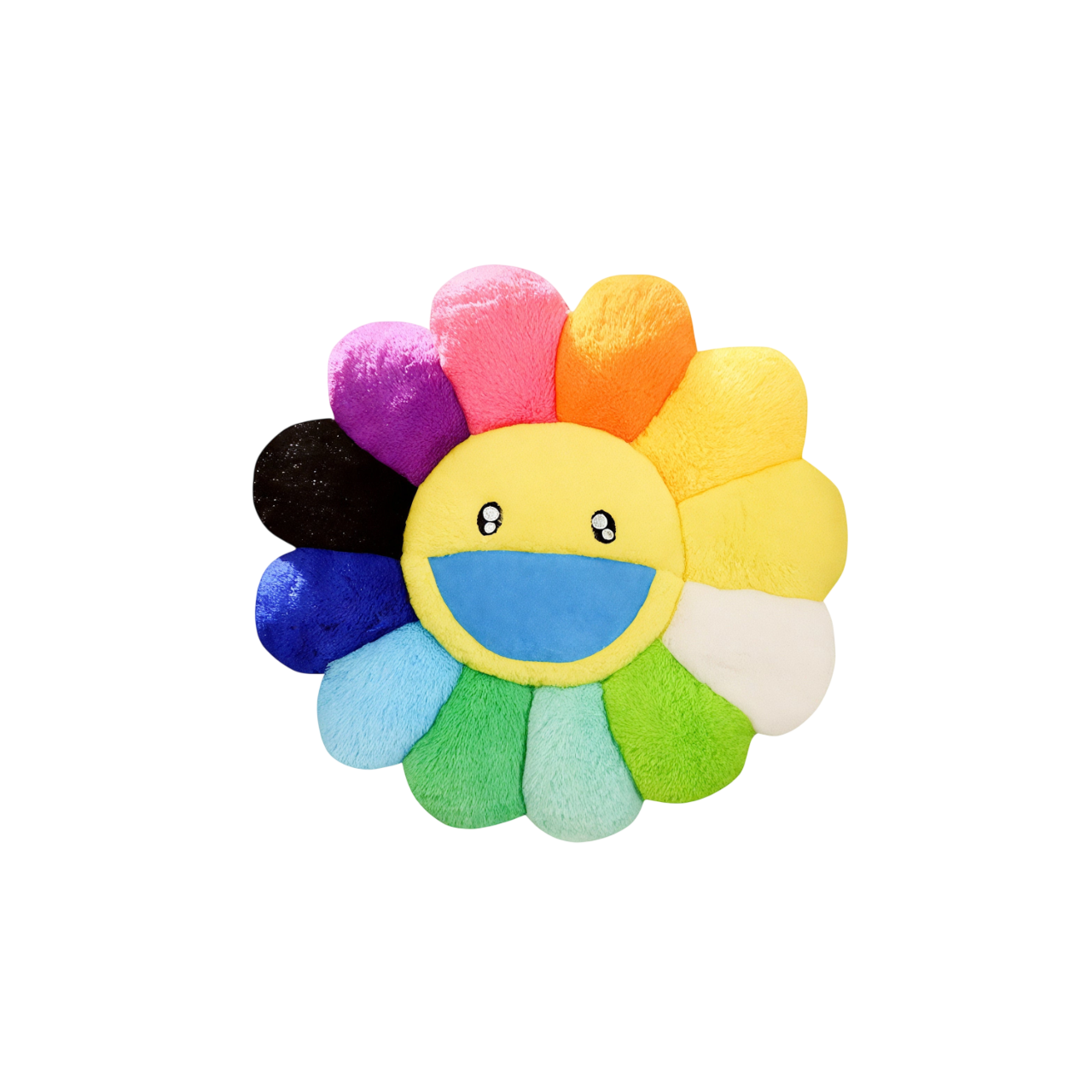 FLORAL BLISS | Whimsical Smiley Cushion