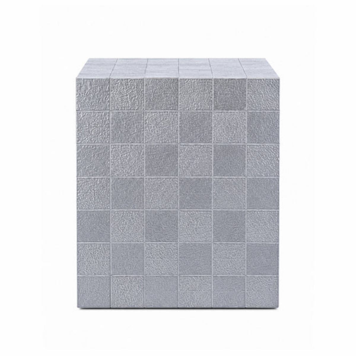 MONOLITH TILE | Mosaic Cube Side Table & Stool