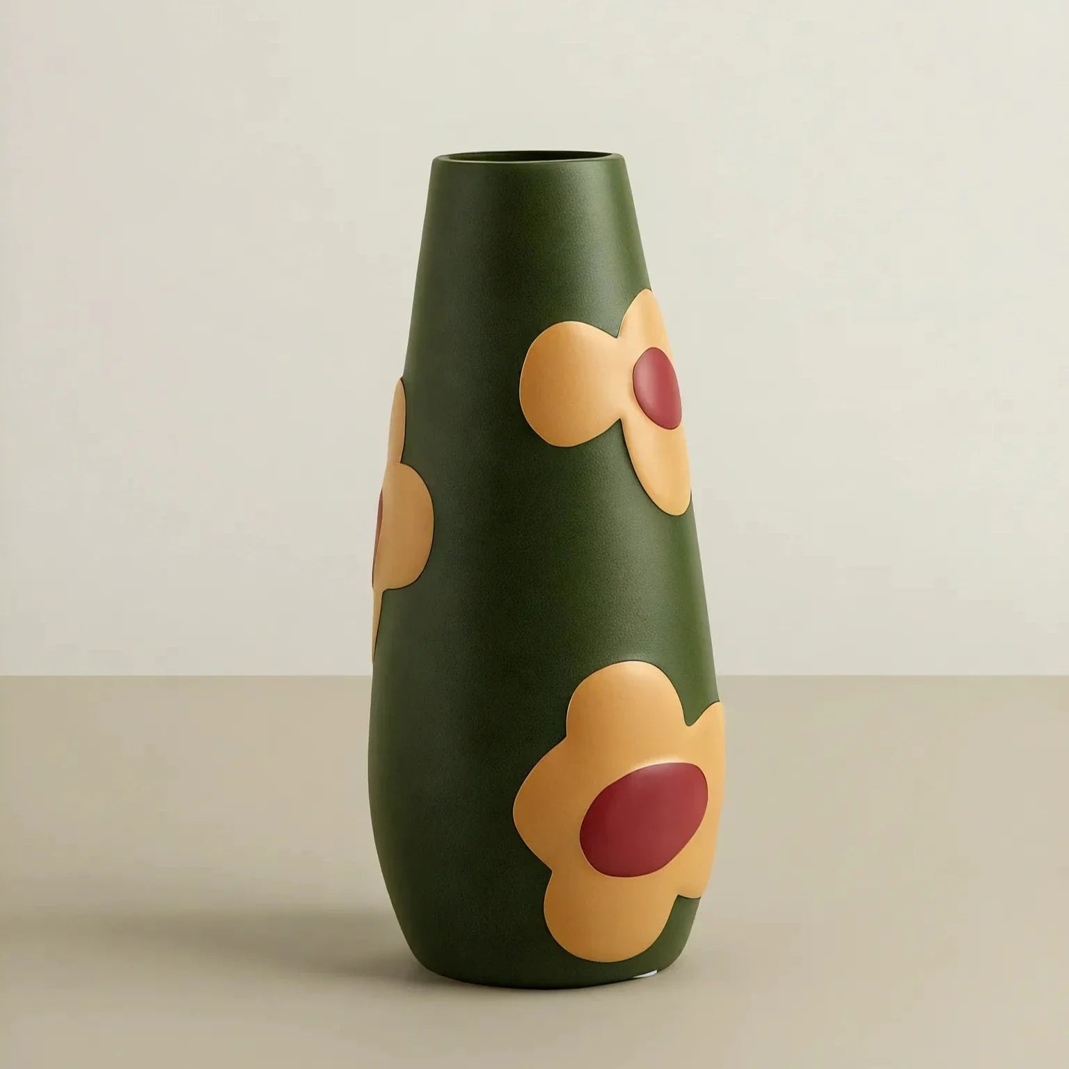 FLORAL CERAMIC | Hand-Painted Nordic Vase Set