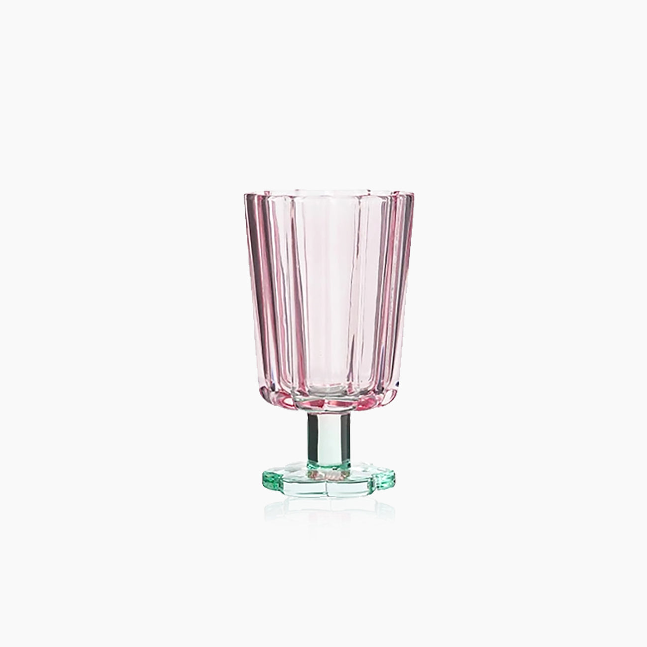 Flower Base Tall Glass - 300ml Borosilicate Dessert Cup