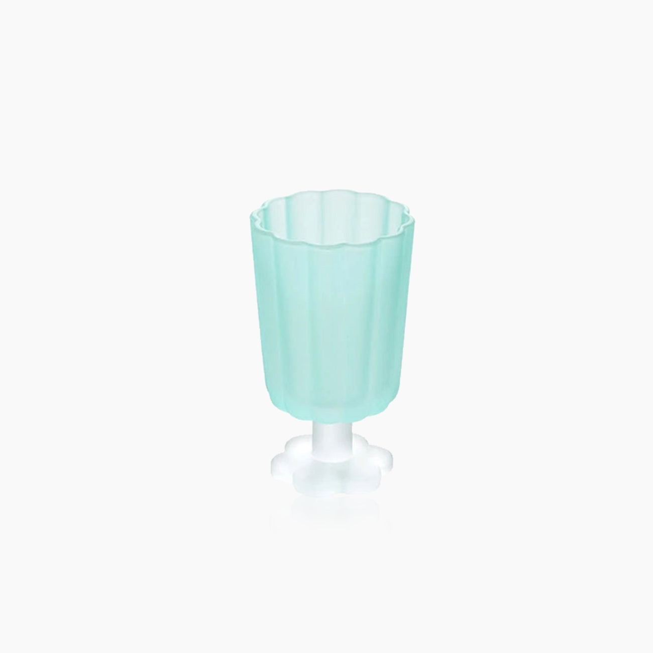 Flower Base Tall Glass - 300ml Borosilicate Dessert Cup
