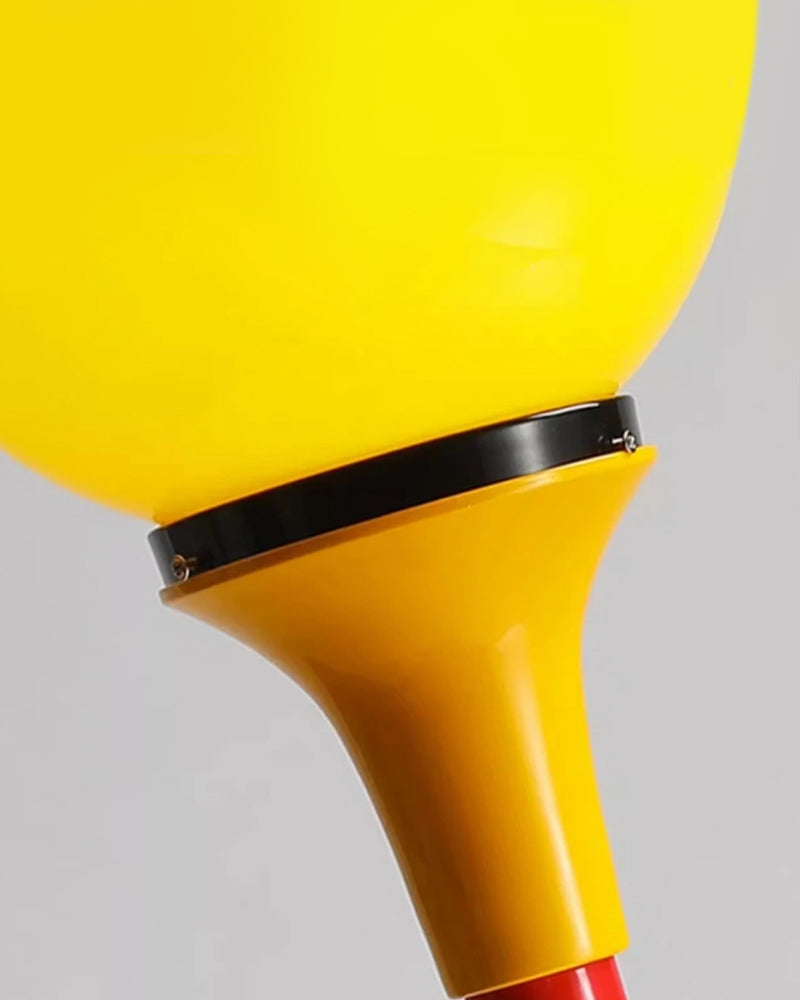 Retro Ball Floor Lamp | 90s French Design, Corded Light