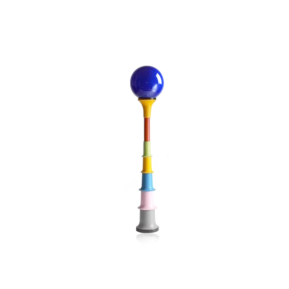 Retro Ball Floor Lamp | 90s French Design, Corded Light