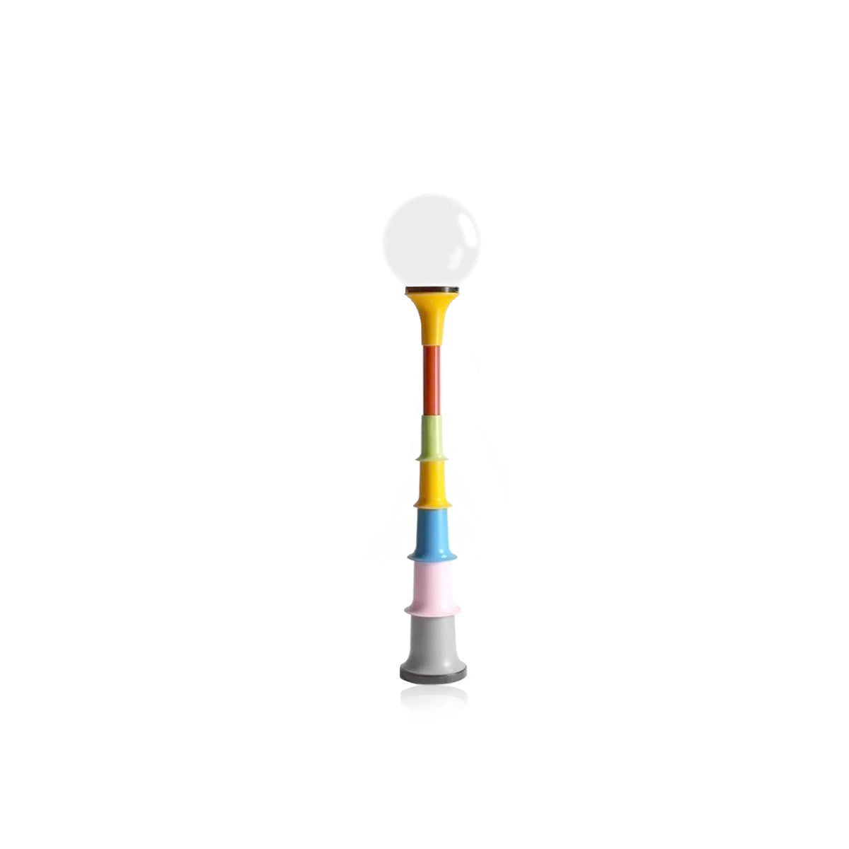 Retro Ball Floor Lamp | 90s French Design, Corded Light