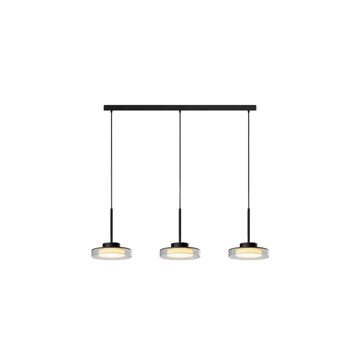 French Pendant Ceiling Light | Modern Metal Acrylic Lamp