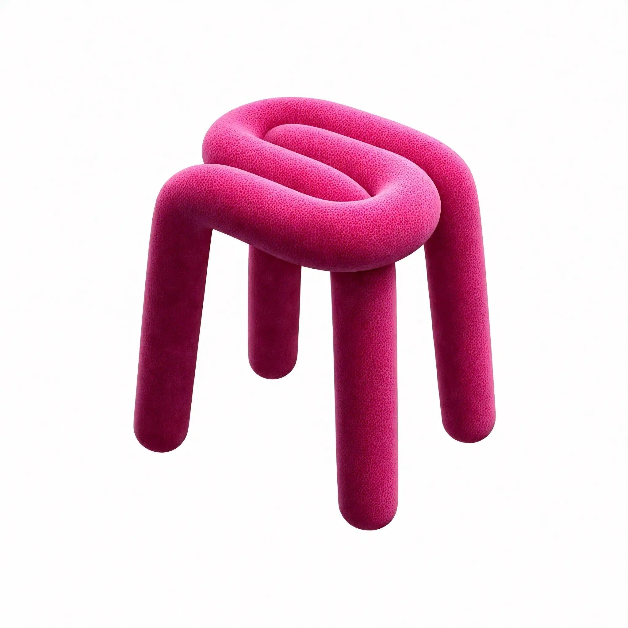 FUNKY FORM | The Bold Bouclé Loop Stool