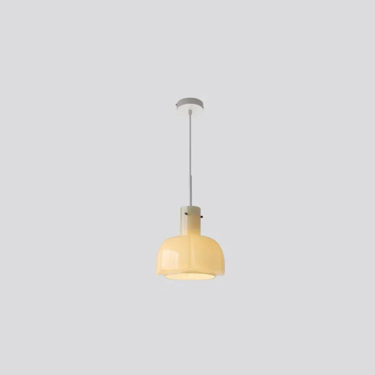 Glass Tulip Pendant Light | Modern Ceiling Lamp 10.2"x15.7"