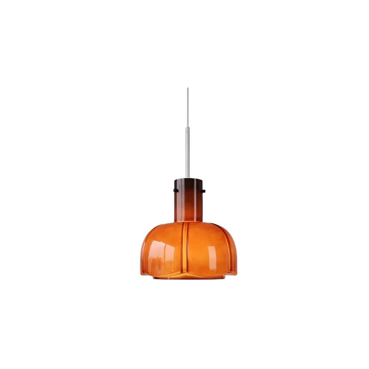 Glass Tulip Pendant Light | Modern Ceiling Lamp 10.2"x15.7"